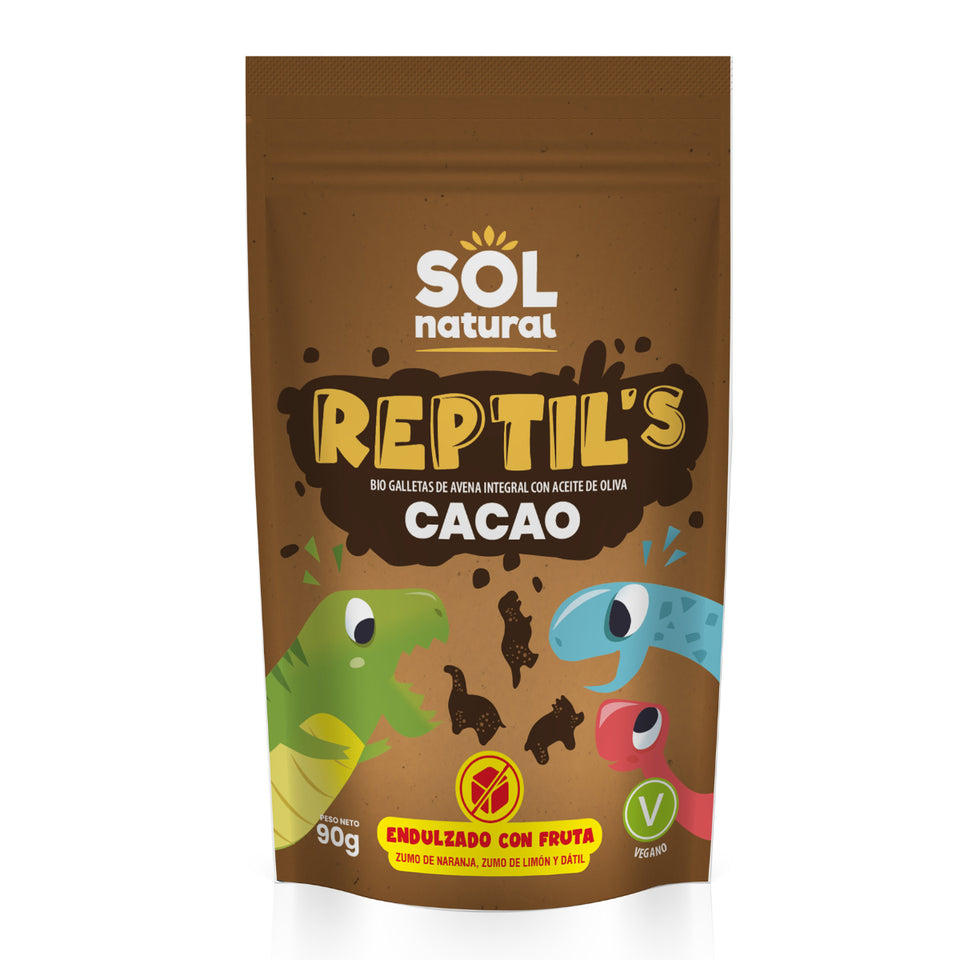 Galletas Infantiles de Avena, Frutas y Cacao BIO – Sol Natural