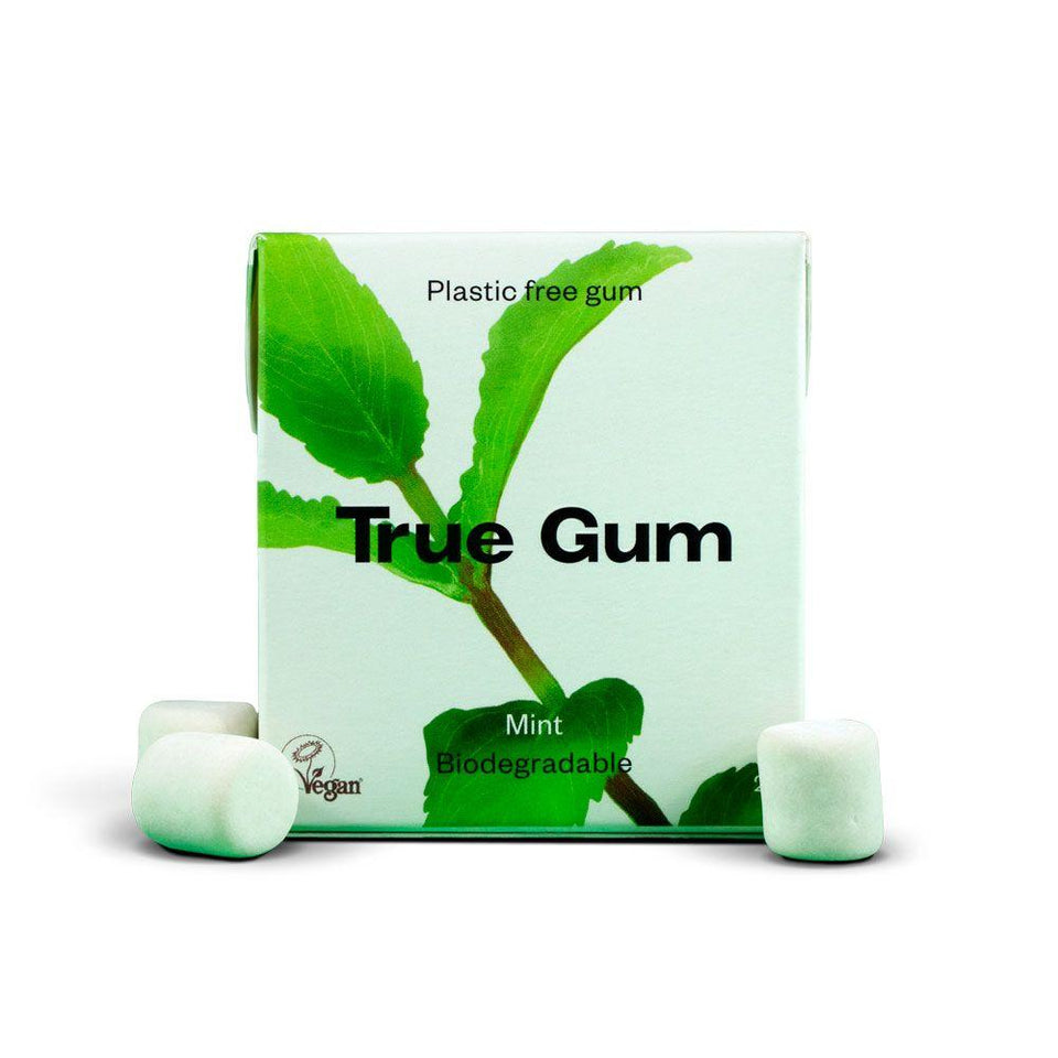Chicle sin Plástico de Menta Fresca BIO – True Gum