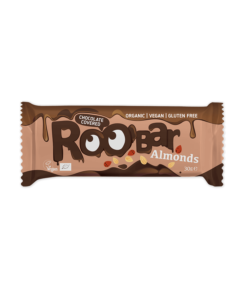 Barrita de Almendras Cubierta de Chocolate – Roo’Bar 🌰🍫