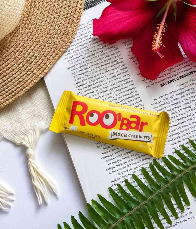 Barrita de Maca y Arándanos – Roo’Bar 🫐