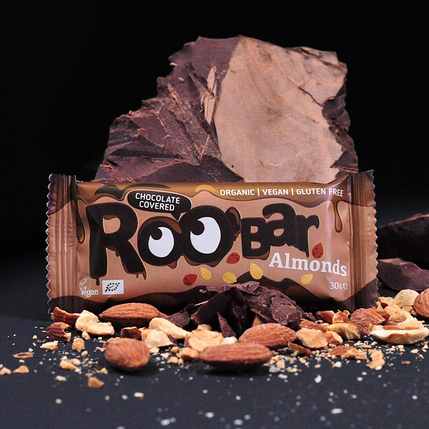 Barrita de Almendras Cubierta de Chocolate – Roo’Bar 🌰🍫