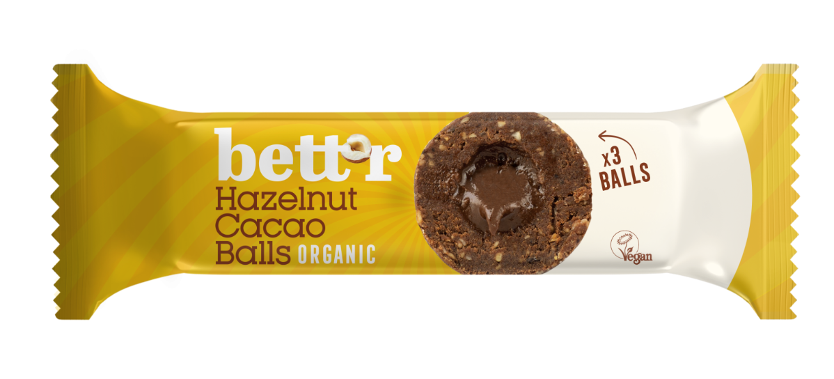 Bolitas de Frutas con Relleno de Avellanas y Cacao Bett'r