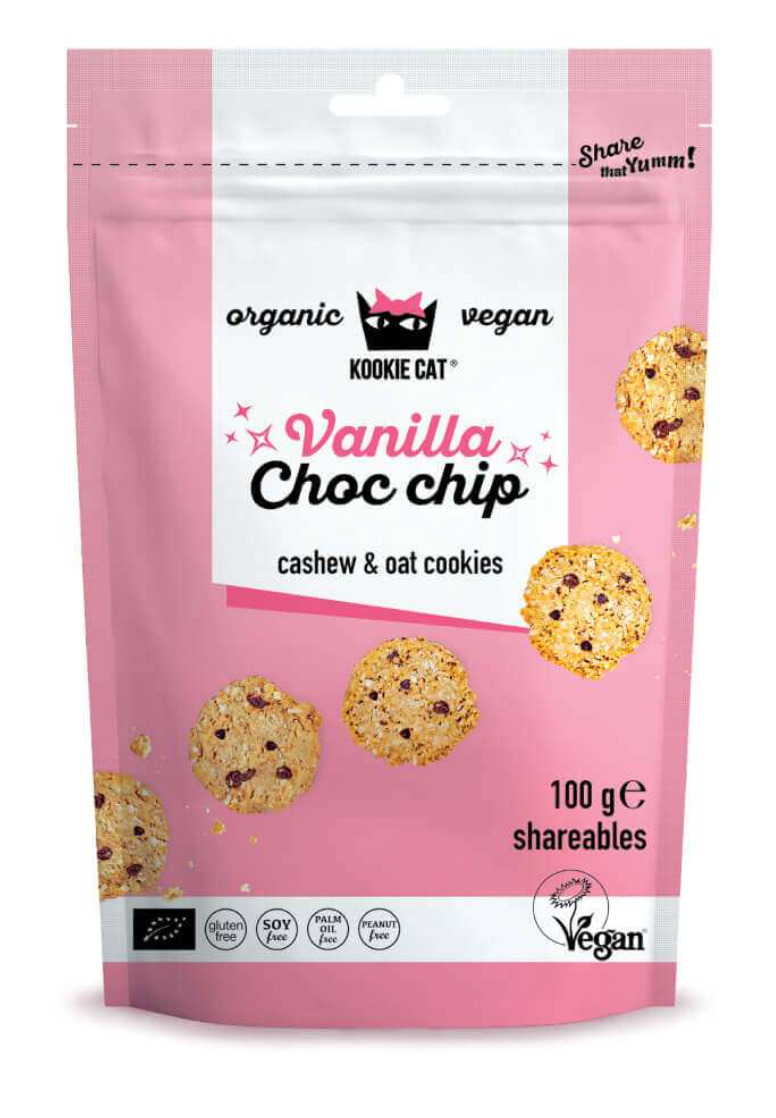 Mini Galletas de Vainilla y Chocolate – Kookie Cat 🍪🍫