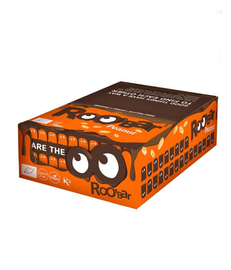Barrita de Cacahuete Cubierta de Chocolate – Roo’Bar 🥜🍫